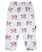 Load image into Gallery viewer, 100% Cotton Interlock Girls Frock &amp; Legging Set Unicorn Design
