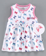 Load image into Gallery viewer, 100% Cotton interlock Frock With Butterfly print
