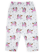 Load image into Gallery viewer, 100% Cotton Interlock Girls Frock &amp; Legging Set Unicorn Design
