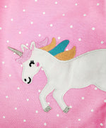 Load image into Gallery viewer, 100% Cotton Interlock Girls Frock &amp; Legging Set Unicorn Design
