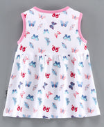 Load image into Gallery viewer, 100% Cotton interlock Frock With Butterfly print
