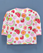 Load image into Gallery viewer, 100% Cotton Sinker Full Sleeves Night Suit Watermelon Fruit Print
