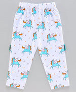 Load image into Gallery viewer, 100% Cotton Interlock Girls Frock &amp; Legging Set Unicorn Design
