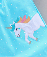 Load image into Gallery viewer, 100% Cotton Interlock Girls Frock &amp; Legging Set Unicorn Design
