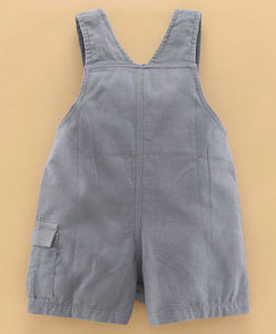 Smart & Comfortable Corduroy Dungaree With T-Shirt Car Embroidery