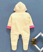 Load image into Gallery viewer, Polywool Winter Wear Full Romper With Cute Kitty Embroidery All Over Heart Print
