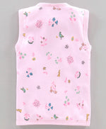 Load image into Gallery viewer, 100% Cotton Interlock Sleeveless Vest Floral Print For New Born To 1 Year Kids
