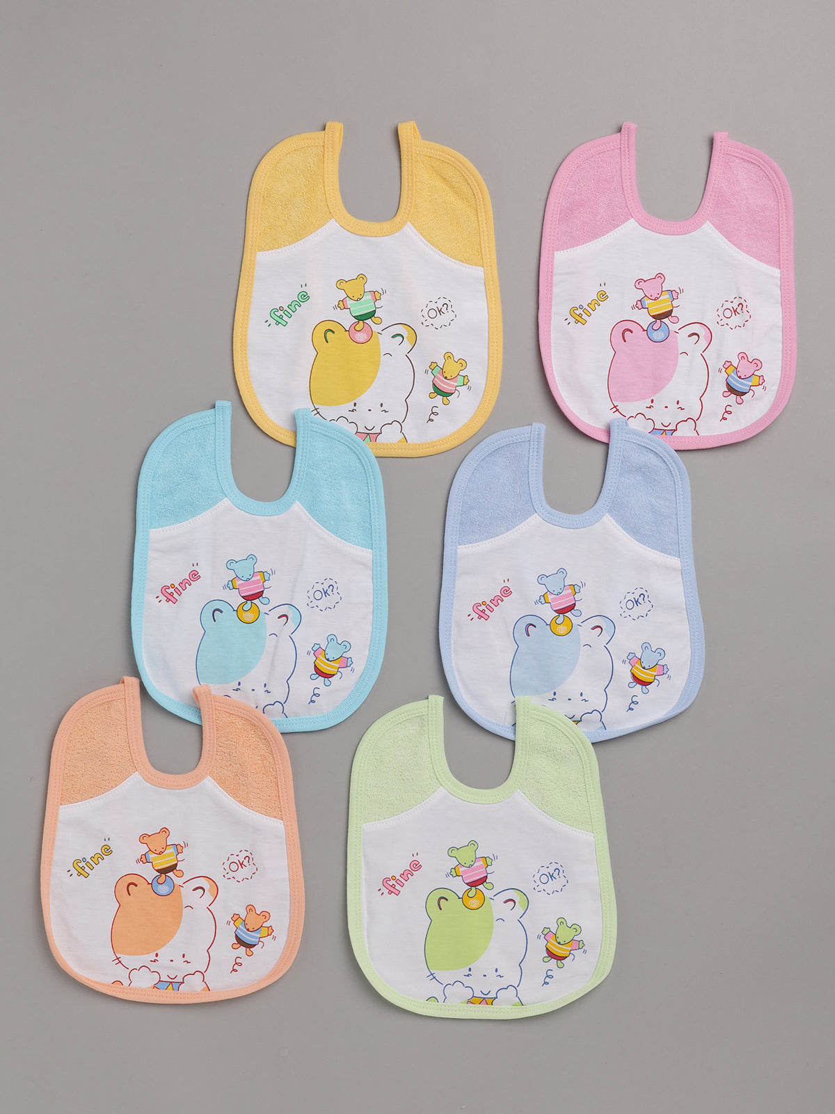 Cute Mouse Printed Bib For Your Loved One